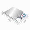 ZooYi Digital Scale for Kitchen, Measures from 0.01g to 600g, Digital, USB Charging, Tare Function, Precision Electronic Scale, Platform Scale, Commer