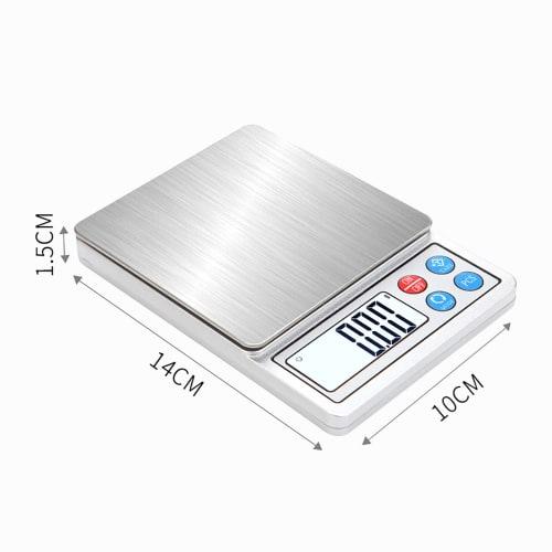 ZooYi Digital Scale for Kitchen, Measures from 0.01g To 600g, Digital, USB Charging, Tare Function, Precision Electronic Scale, Platform Scale, Commer
