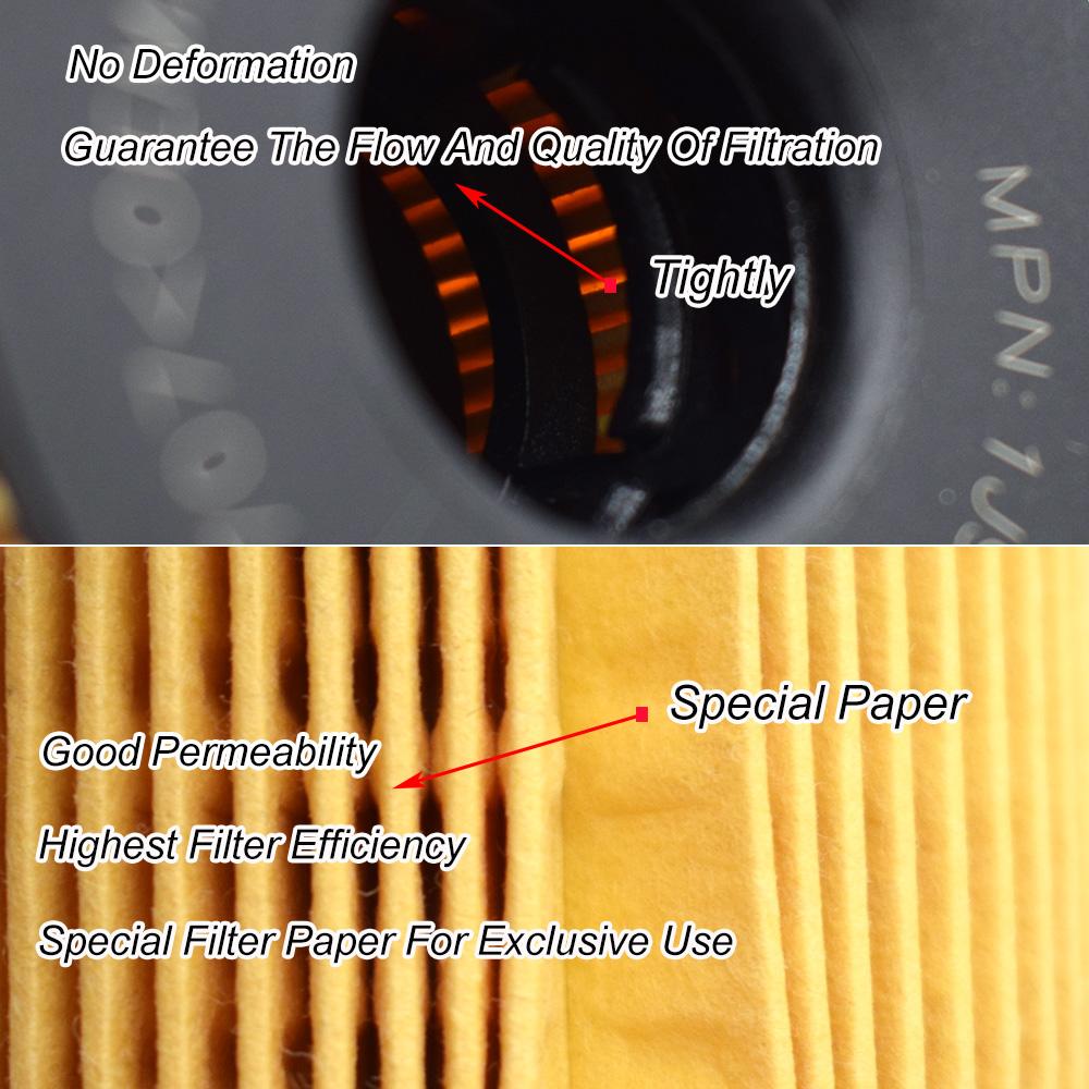 Fünf(5) Ölfilter 11427807177 für BMW 1 7 Serie X3 X6 E60 E70 E71 E72 E81 E82 E83 E87 E88 E90 E91 E93 F01 F02 F03 F10 F11