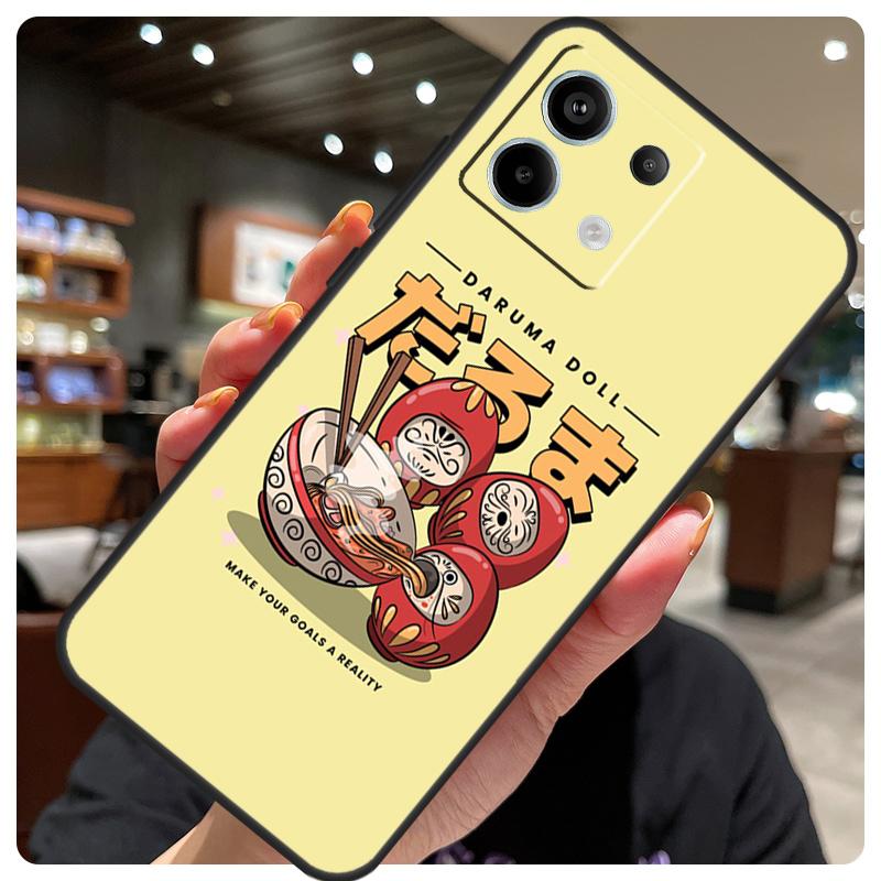 Eating Ramen Noodle Lovers Case For Xiaomi Redmi Note 12 9 10 11 13 14 15 Pro Plus Cover For Redmi 13C 12C 10C 14C 15 C
