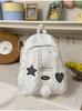 Schoolbag new rabbit ear three-dimensional schoolbag Korean girl milk waxy gentle feeling travel versatile leisure travel backpack