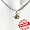 Compact Authentic Copper Horseshoe Skeleton Multi Colored Love Gem Me Decorative Pendant Fit DIY Craft Bracelet Jewelry Necklace Party Matching