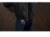 Men's Winter Thickened PU Leather Cotton Jacket with Fur and Stand Collar