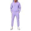 Men's Hooded Sweatshirt and Sweatpants Set Versatile Casual Athletic Outfit