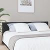 VidaXL Headboard Black 200x1.5x80 Cm Engineered Wood 811044