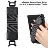 Alça de Mão Segura em Couro PU para eReader Suporte Versátil com Pegador para Dedos para Kindle/Kobo/Voyaga/Lenovo/Sony Tablet E-Book 6-8"