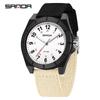 SANDA Unisex Luminous Korean Style Nurse Watch: Lightweight, Thin, Waterproof, Large Dial Quartz Watch for Teens