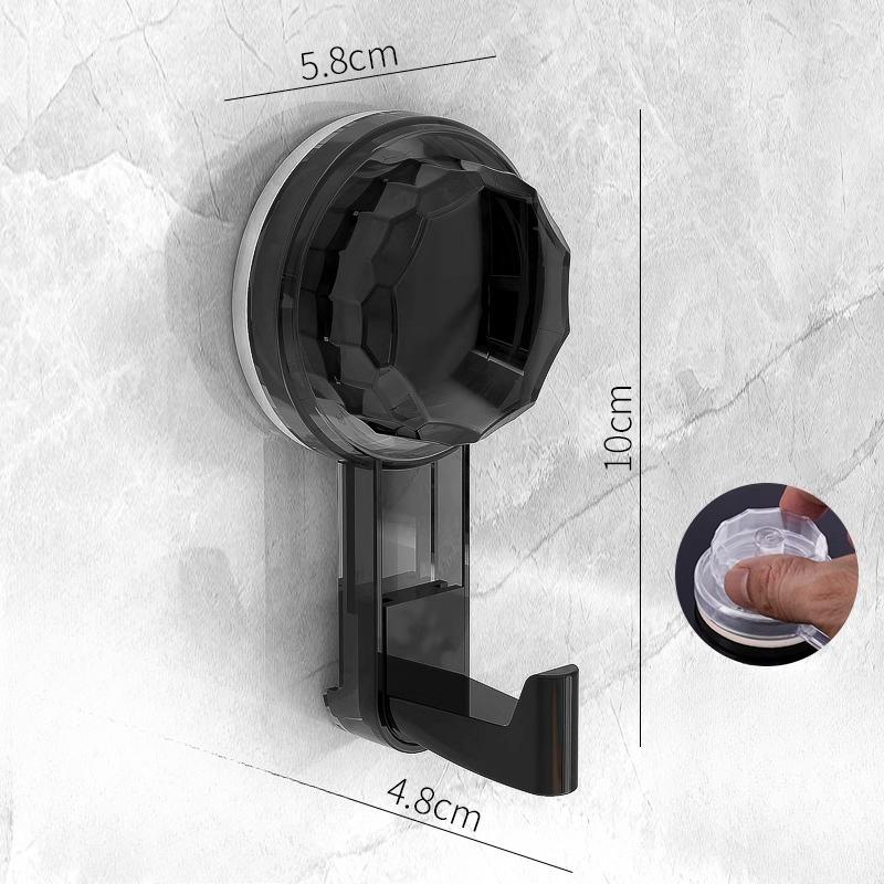 Bathroom Rotating Suction Cup Hook No Need for Drilling, Strong and Seamless Kitchen Door Back Wall Adhesive Hook