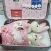 Mini Bunny Plush Easter Gift Set Soft Plush Bunny Toy Plush In Tin Comfortable Adorable Decoration Baby Shower Birthday Present