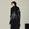 Autumn And Winter Simplicity Niche Cashmere-Like Dark Split Warm Men'S And Women'S Double-Sided Cloak