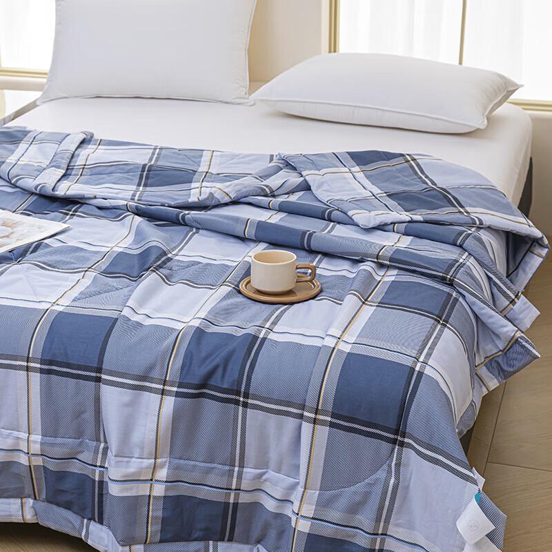 Royal Sleep Home Cotton Checkered Summer Quilt