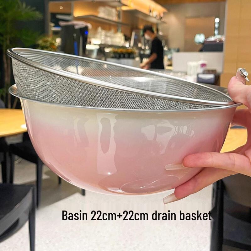 Food-Grade Multifunctional Drain & Rice Washing Basket