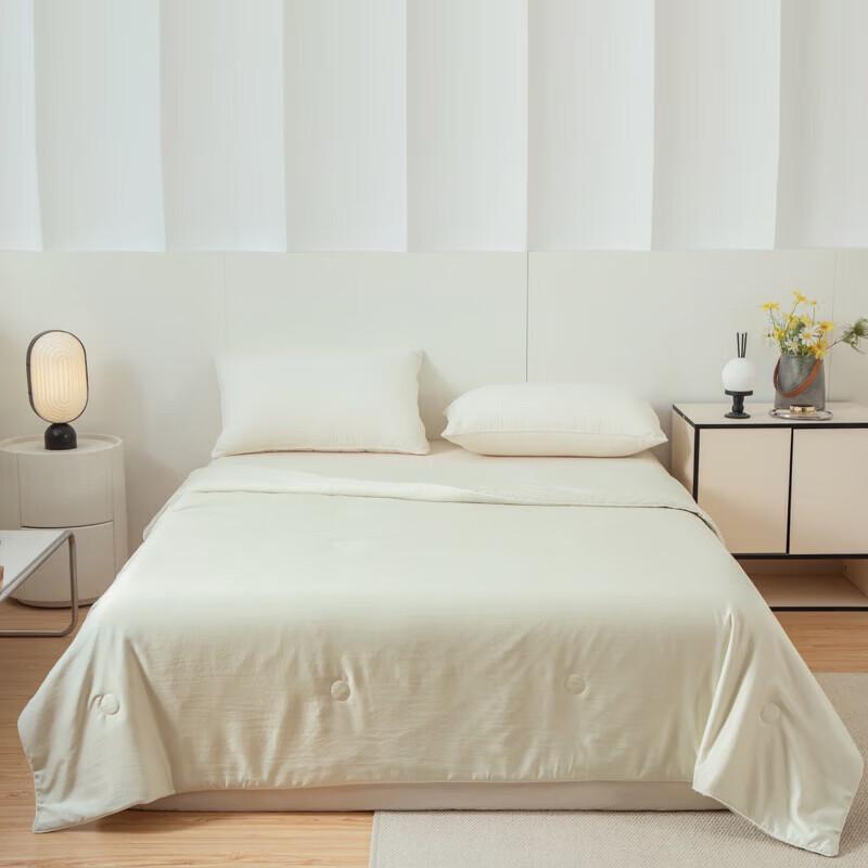 Muji Water Ripple Satin Mulberry Silk Quilt