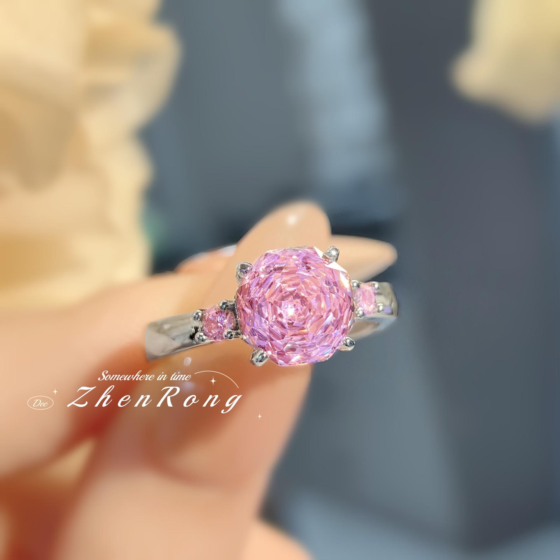 

Новые ожерелья с подвесками из кристаллов циркона цвета мечты огранки «роза», серьги-пусеты, кольца для женщин, модные роскошные женские наборы с цирконом resizable