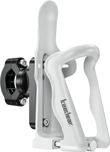 

Kaedear Мотоциклетный держатель для напитков Держатель для бутылок Держатель для пластиковых бутылок Клетка для бутылок Крепление на руль KDR-M21 (белый)