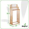 Cabide Para Toalhas de Bambu 42X24X81,5 Srb21 Begryf