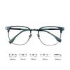 Men Ultra Light Half Frame Myopia Glasses Business Style Anti Blue Light Eyewear 0~-4.0 Diopters