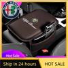 Car Stickers For Alfa Romeo Leather Car Armrest Box Pad Auto Armrest Mat For Alfa Romeo 4C 159 166 Spider Giulia 156 Mito 147 8C