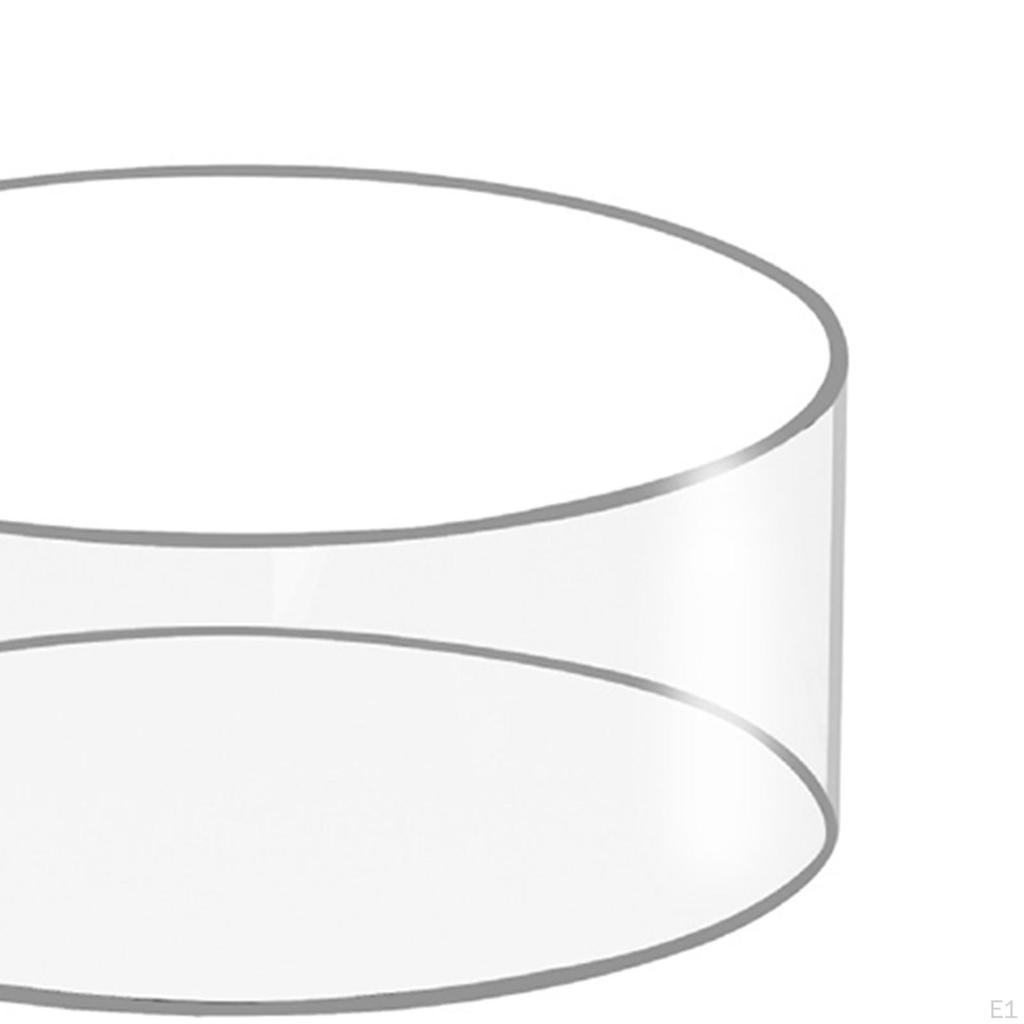 3x Kuchenständer Cupcake 6" 8" 10" Stapelbar Transparent Erhöhung Zylinderboxen