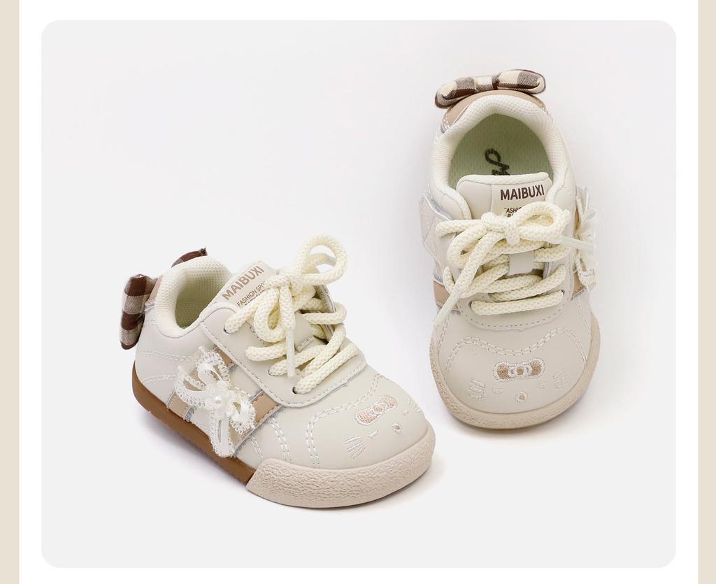 2026 Spring Kids' Fashionable Non-slip Baby Girl Casual Sports Shoes with Soft Sole