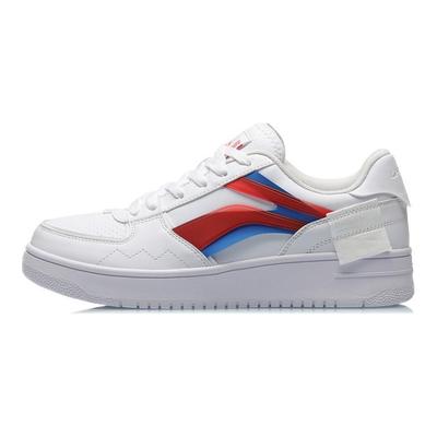 Li Ning Versatile Strategy Synthetic Leather Abrasion Resistant, Lightweight, And Breathable Low Top Skateboard Shoes AGCQ307-2