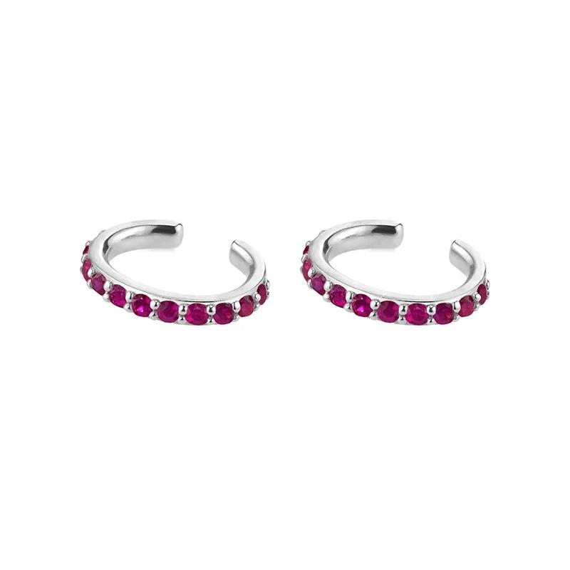 CRMYA Copper Gold Plated Earring Set For Women Color CZ Zircon Piercing Clip Hoop Dangle Earrings For Women Jewelry Wholesale