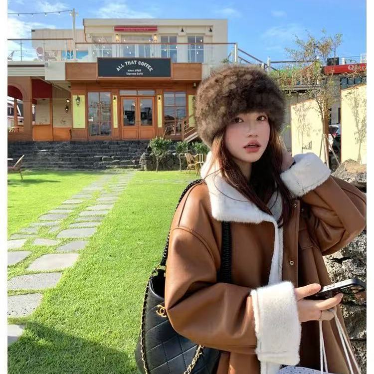 High-end Fashion Thickened Warm Women's Hat