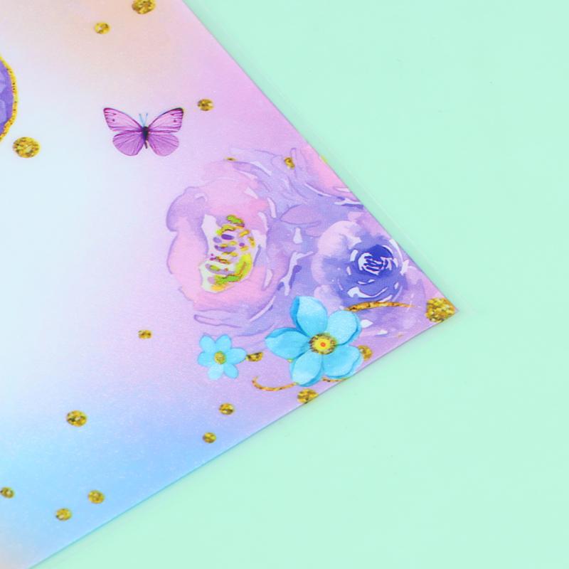 50 stk sommerfuglgodteripose med båndbånd Bursdagsfestdekorasjon Barnegavepakkepose Baby shower bryllupsrekvisita