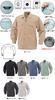 [CO-COS] A-6658 Open-Collar Long-Sleeve Shirt, Beige, SS