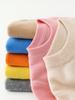 Children's Multi-Color Knit Sweater - Boys & Girls Versatile Half-High Collar for Autumn/Winter