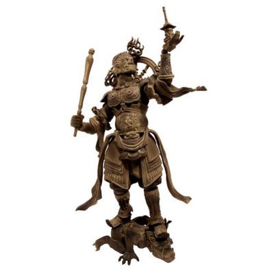 Revoltech Takeya 001EX Tamonten Wooden Edition Malovaná akční figurka bez měřítka ABS&PVC