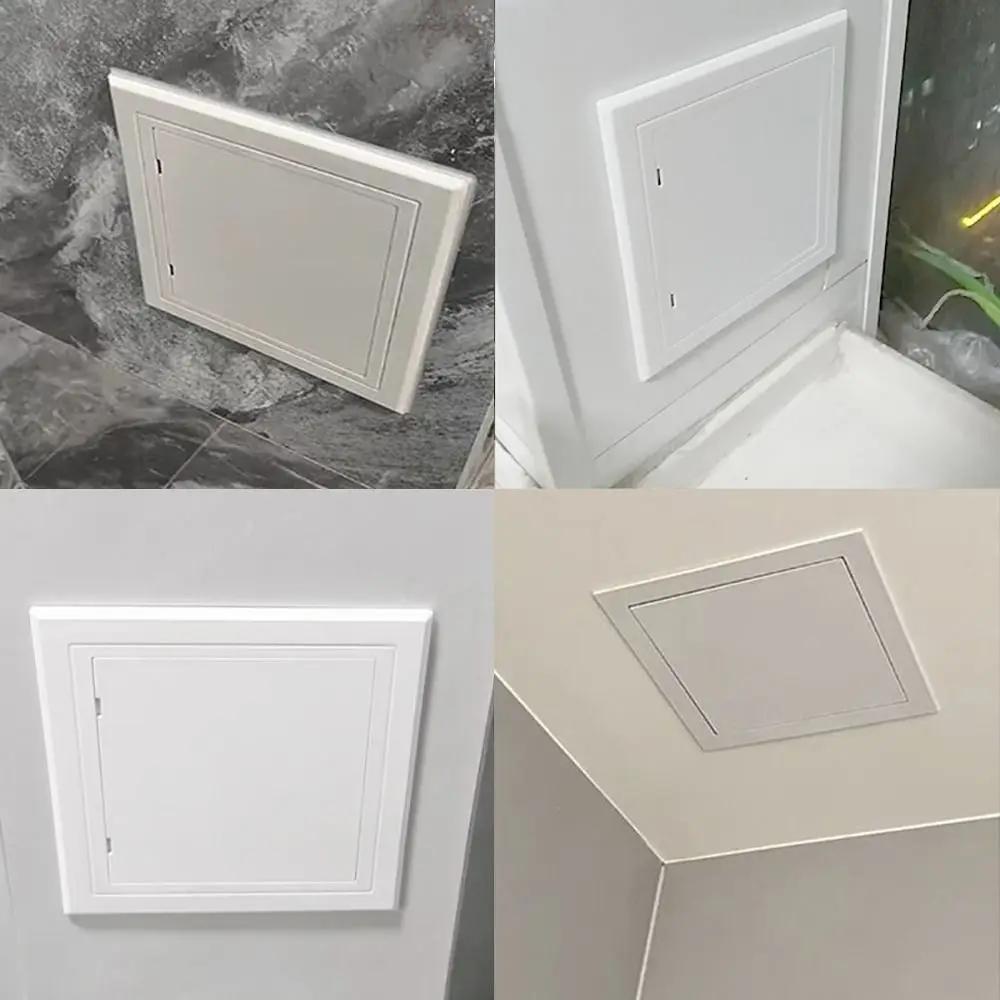 Self-adhesive Access Panel Door White Removable Opening Flap Cover Plate Plastic ABS Access Hatch Cover Doors Wall Ceiling