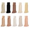 Damen Kuschelige Zehensocken Dicke Winter Weiche Korallenfleece Indoor Heimschlafschuhe