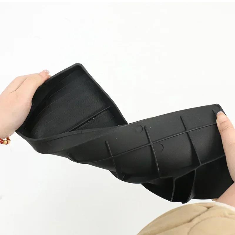 For Tesla Model 3 Highland 2025 Rear Screen Storage Box Center Console Dashboard Bracket Organizer Tissue Box Tray ECT Panel