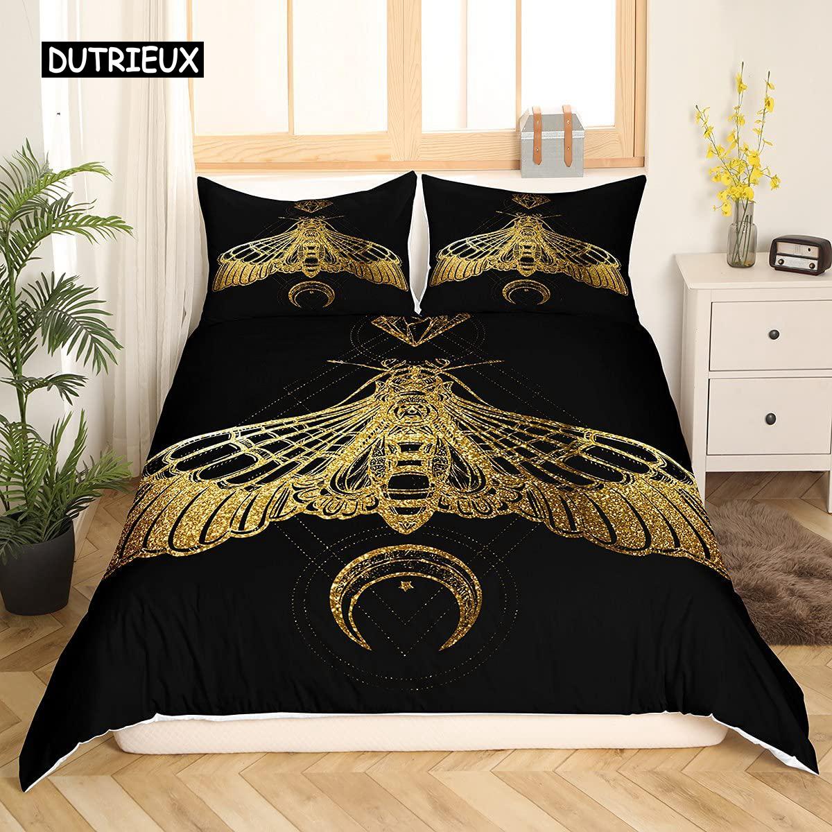 

Комплект постельного белья Bohemian Elephant, комплект постельного белья Mandala для мальчиков и детей, чехол из полиэстера с экзотическим животным и наволочкой EU single(135x200cm)