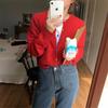 Cashmere Sweater Cardigan Women Single Breasted Long Sleeve Elegant Vintage Jumper Solid Wool Knitted Autumn Winter Outwear