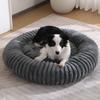 Cross-Border Faux Fur Pet Nest: Warm Round Bed for Dogs & Cats