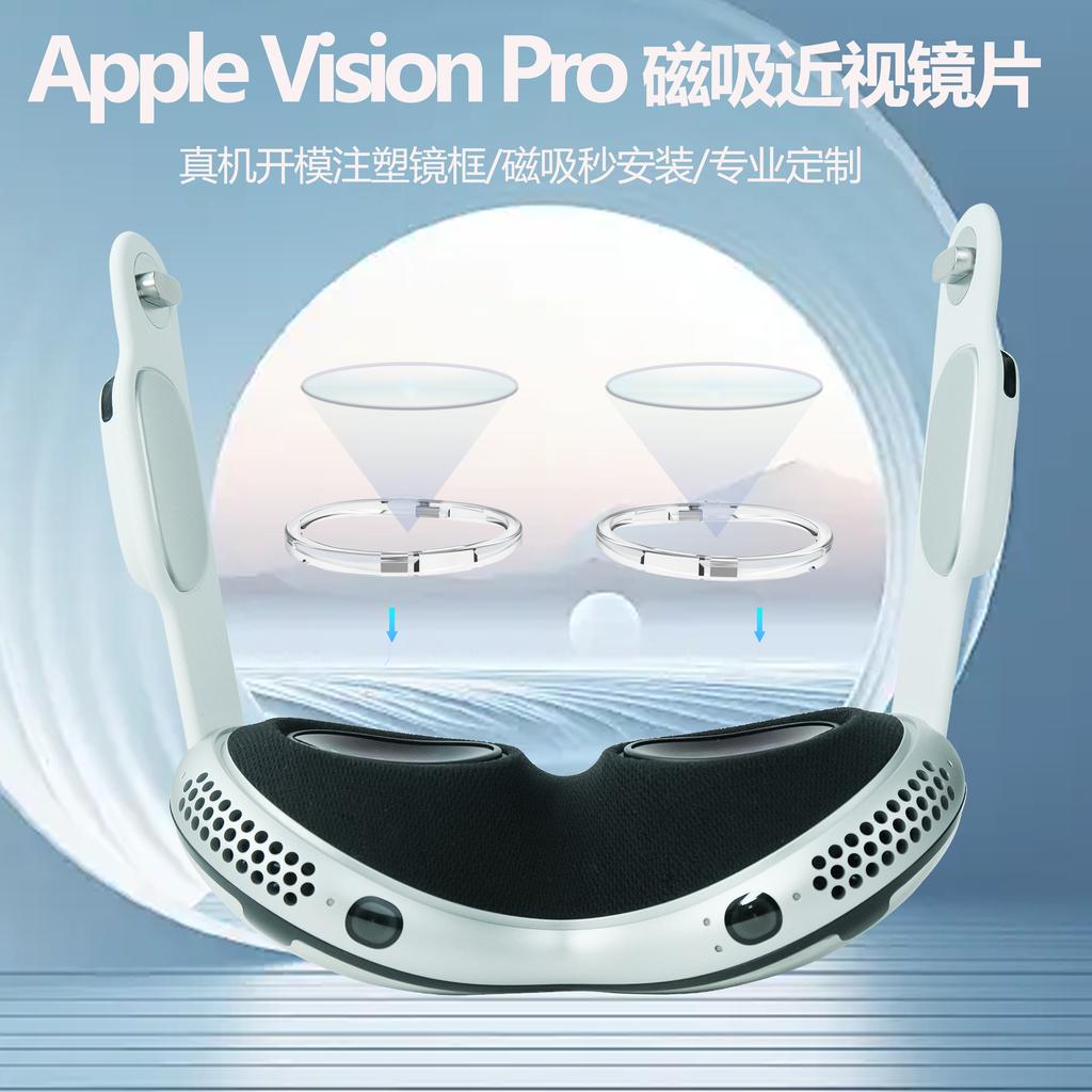 For Apple Vision Pro Lenses Myopia Anti Blue Light Magnetic Eyeglass Frames Quick Release for Apple Vision Pro VR Accessories