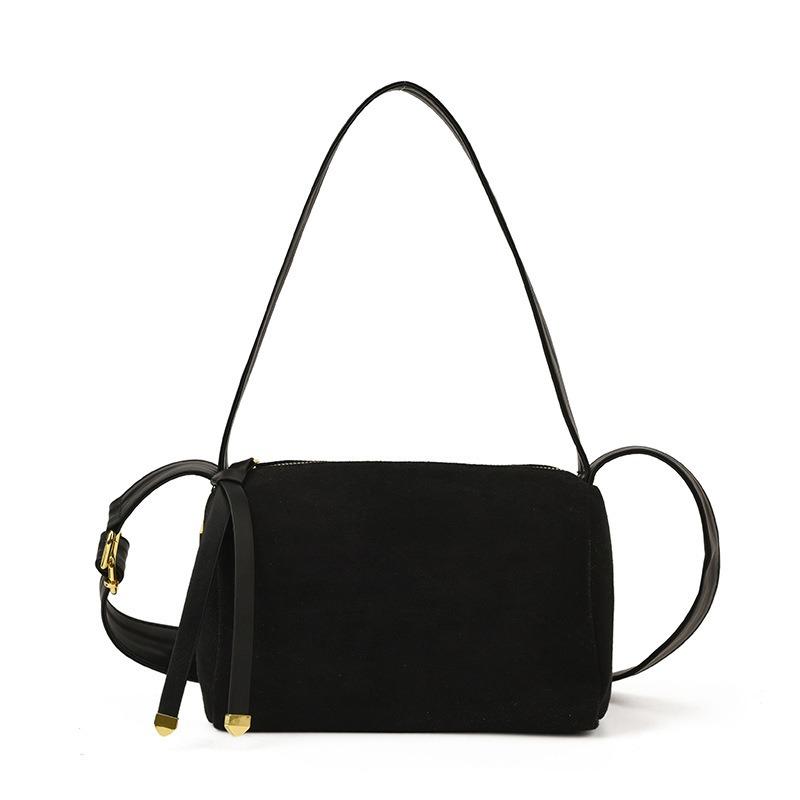 Осенняя универсальная сумка-мессенджер женская новая ретро простая матовая通勤 плечевая сумка-подушка 22*9.5*14