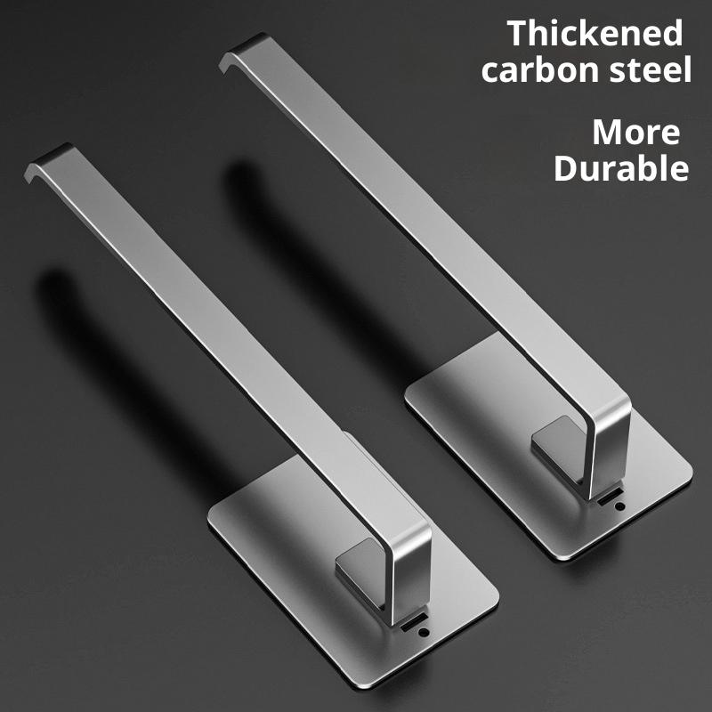 Paper Towel Holder Under Cabinet, No Drill Adhesive Kitchen Organizer for Foil, Plastic Bag, Wrap & Sponge Paper Holder