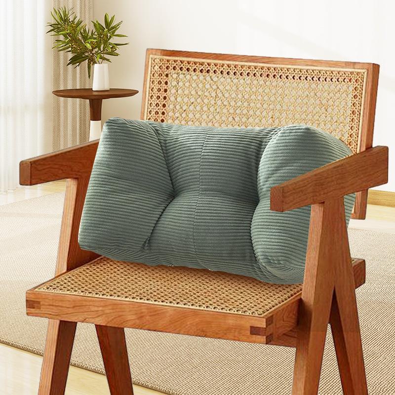 Vintage Style Thickened Multi-Functional Pillow - Hand Wash, Office Chair and Home Decor Polyester Back Cushion, Lumbar Support Nap Pillow