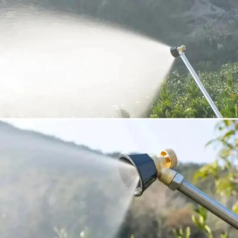 1 PEZZO Ottone/Lega Ugello Atomizzazione Agricola Ugello Regolabile Nero Vortice Testa Irrigatore Agricolo Strumento da Giardino