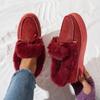 Women's Slip-On Winter Warm Comfortable Casual Round Toe Shoes