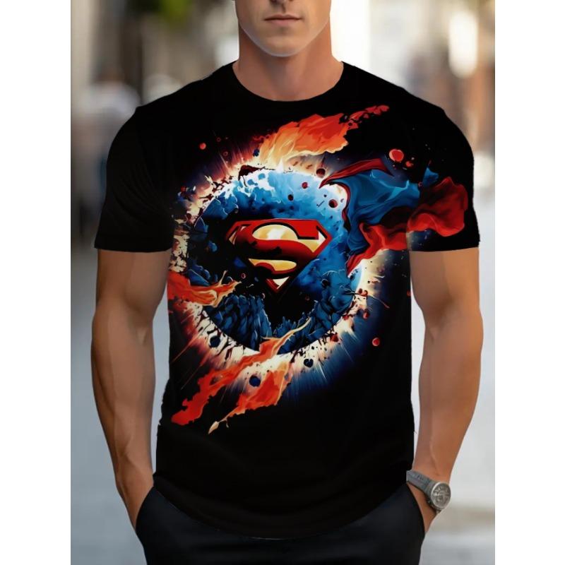 Adult Marvel Avengers Alliance 3D Printed Men's T-Shirt for Street Casual Fashion, Breathable and  Top