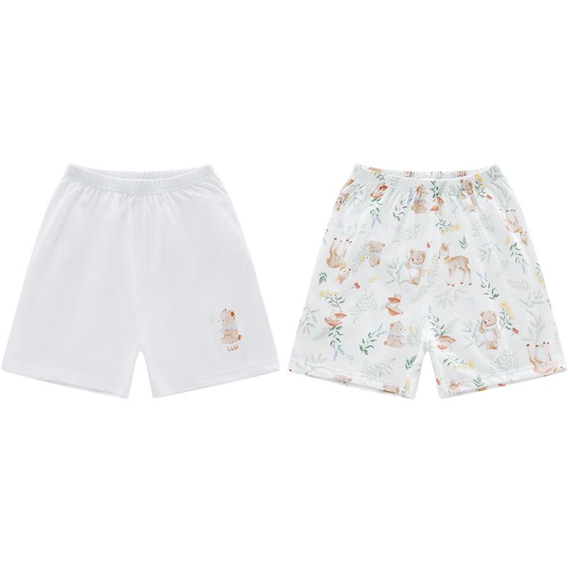 Labby Kids Pure Cotton 2-Pack Shorts 73 грязно-белый
