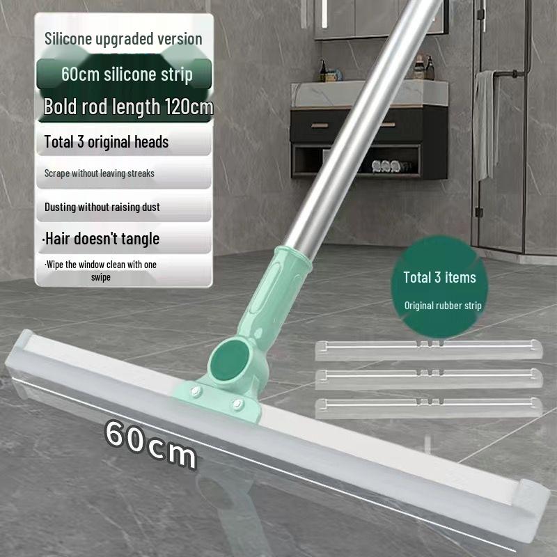 XL Silicone Magic Broom for Home, Bathroom, and Wood Floors – Ideal for Sweeping, Hair Removal, and Water Wiping