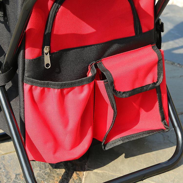 Scaun de pescuit Geanta izolata pentru drumetii Geanta pentru scaune de camuflaj Pescuit barbati Scaun pliabil de camuflaj portabil in aer liber Rucsac Accesorii pentru pescuit de camping