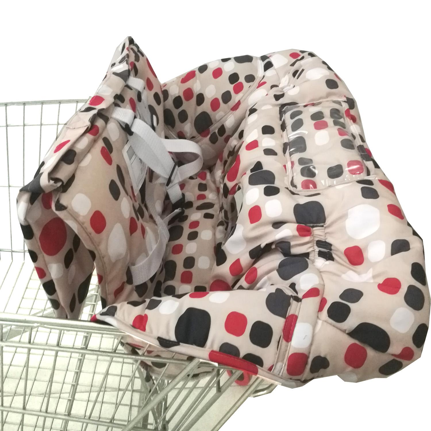 

Чехол на детский стульчик для кормления, чехол для детской тележки, чехол для детского стульчика в горошек-SY015 красный