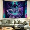 Tapeçaria de Parede Death Note Pendente Estético de Parede Manta de Tecido Impressa Tapeçarias Decorativas Para Quarto Sala de Estar Decoração de Casa
