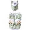 Spring and summer dog clothes princess style traction vest with hat small dog summer thin sunscreen pet clothes